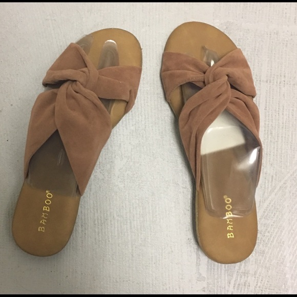 Camel suede slide sandals 8.5 & 9 - Picture 3 of 7